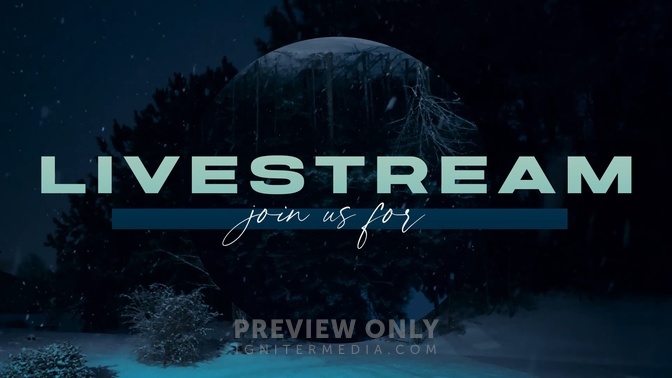 Snowy Tree - Livestream - Title Graphics | Cody Duck Designs