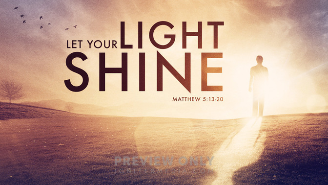 Let Your Light Shine - Title Graphics 