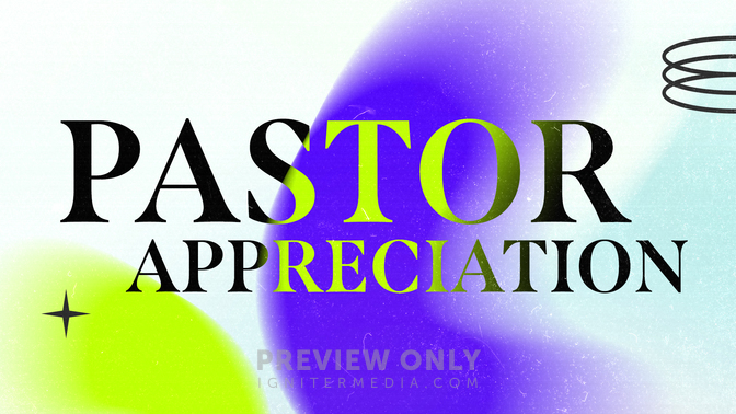 Pastor Appreciation - Title Graphics | Twelve:Thirty Media