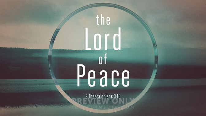 The Lord of Peace - Title Graphics | Igniter Media