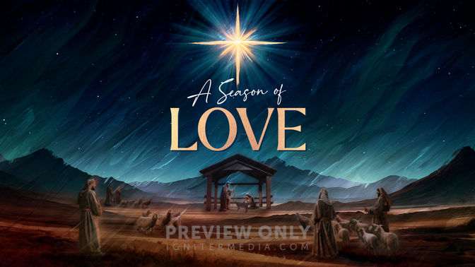 Christmas Story - A Season Of Love - Title Graphics 