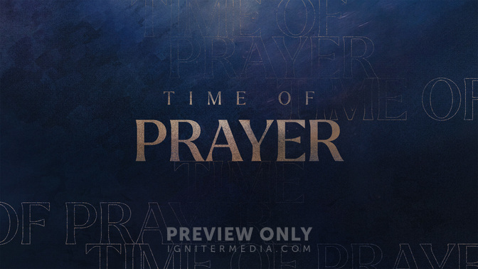 Above Every Name - Time of Prayer - Title Graphics | Igniter Media