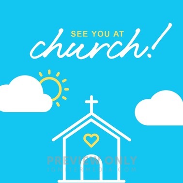 See You At Church - Social Media Graphics | Neely Wang