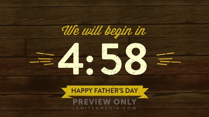Vintage Father's Day - Countdown - Countdowns 5-Minute | Igniter Media