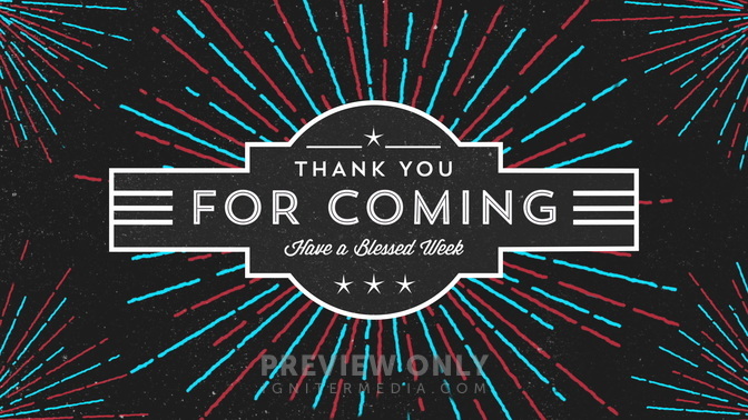 Summer Celebration: Thank You for Coming - Title Graphics | Igniter Media