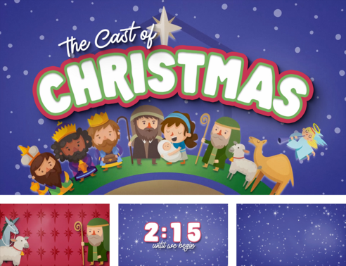 The Cast of Christmas - Collections | Church Visuals