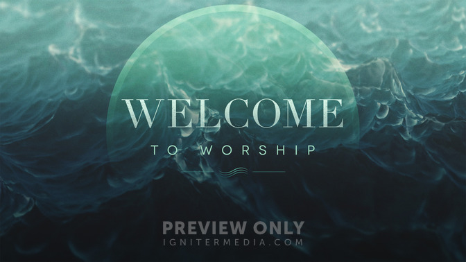 Baptism Waves - Welcome - Title Graphics | Igniter Media