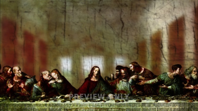 Jesus Last Supper - Worship Backgrounds | Igniter Media