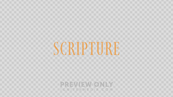 Hosanna - Scripture - Title Graphics | MYK