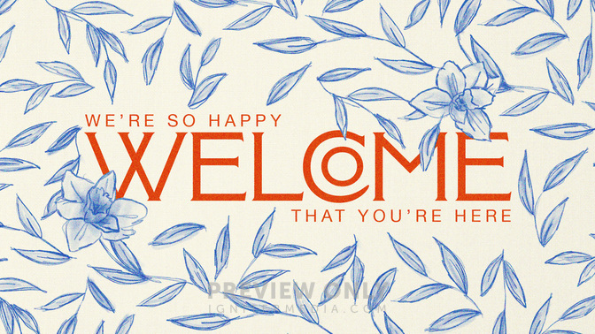 Floral Sketch - Welcome - Title Graphics | Igniter Media