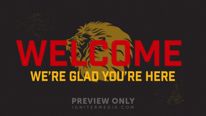 Victor - Welcome - Title Graphics | Church Visuals