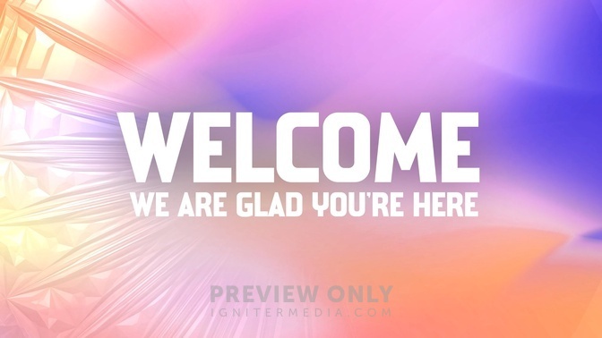 Fractal Prisms - Welcome - Title Graphics | Church Visuals