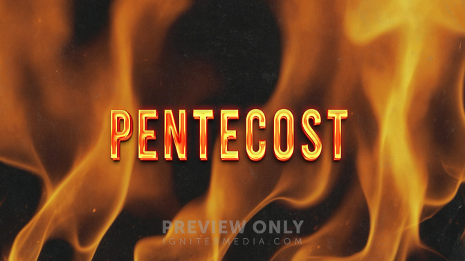 Pentecost - 1 - Title Graphics | Visual Church