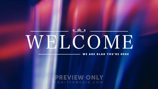 Glass Wall - Welcome - Title Graphics | Visual Church