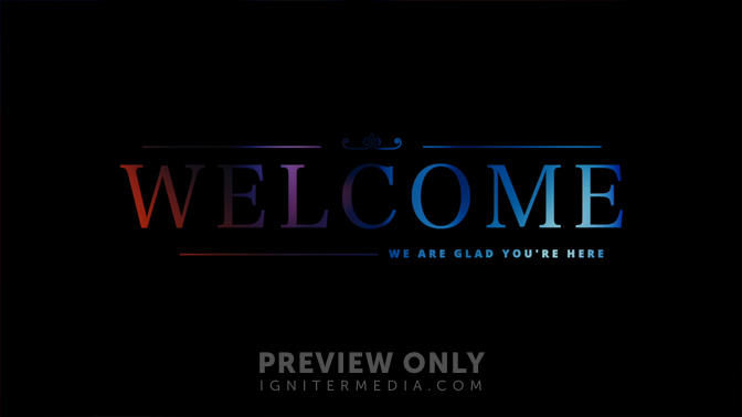 Glass Wall - Welcome 2 - Title Graphics | Visual Church