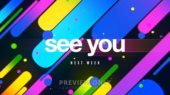 Summer Fun - See You Next Week - Title Graphics | Visual Church