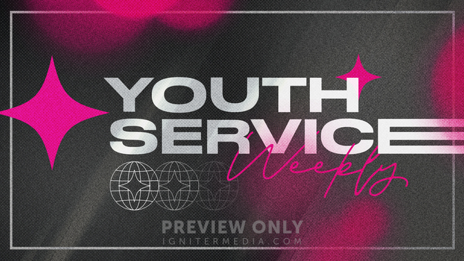 Youth Service - Title Graphics | Church Visuals