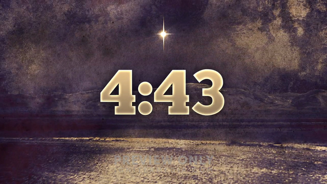 Nativity Desert Star - Countdown - Countdowns 5-Minute | Igniter Media