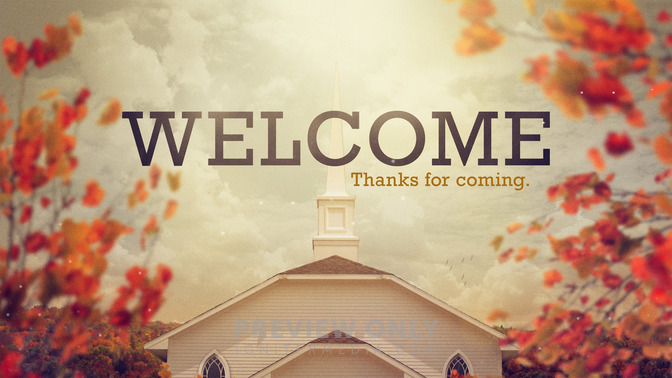 Fall Church - Welcome - Title Graphics | Igniter Media