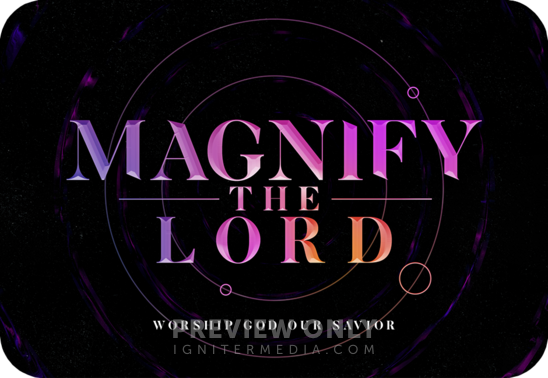 Magnify - Magnify The Lord - Print-Ready Cards | Shift Worship