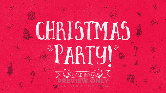 Festive Christmas - Christmas Party - Title Graphics | Igniter Media