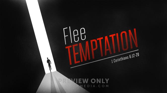 Flee Temptation - Title Graphics | Igniter Media