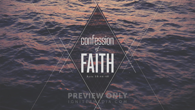 Confession Of Faith Title Graphics Igniter Media