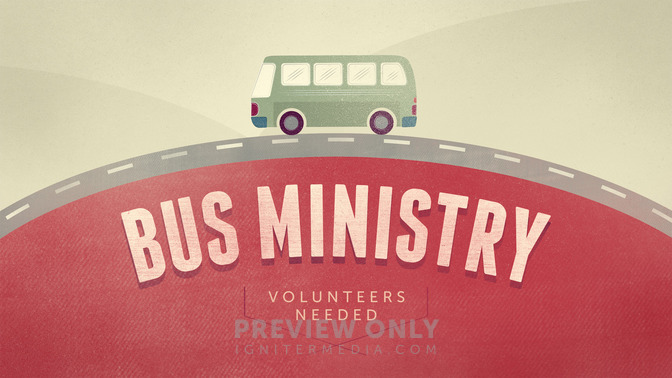 Bus Ministry - Title Graphics | Igniter Media