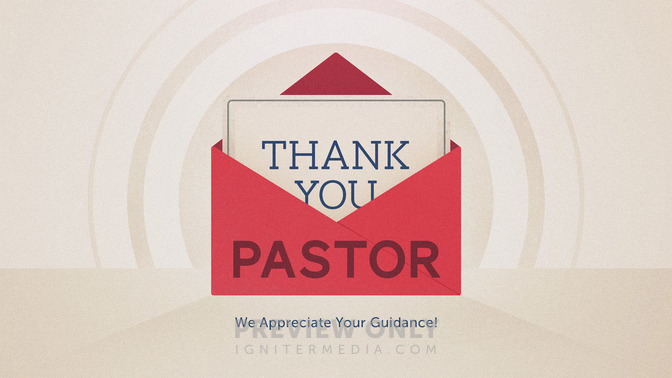 Thank You Pastor - Title Graphics | Igniter Media