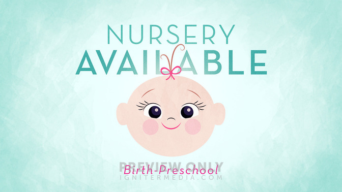 Nursery Available - Title Graphics | Igniter Media