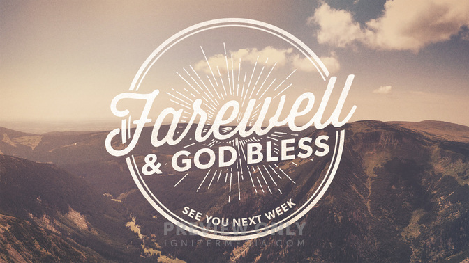 Mountain Rays - Farewell & God Bless - Title Graphics | Igniter Media