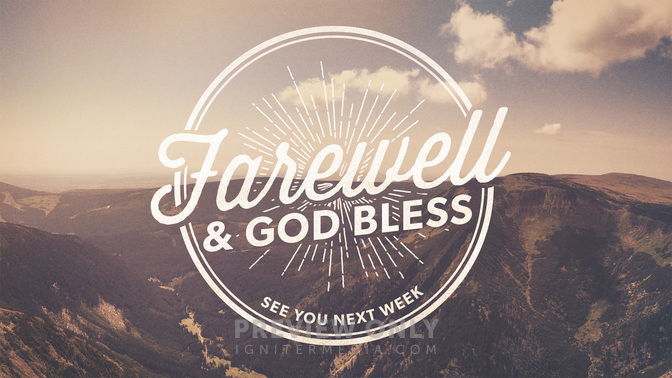 Mountain Rays - Farewell & God Bless - Title Graphics | Igniter Media