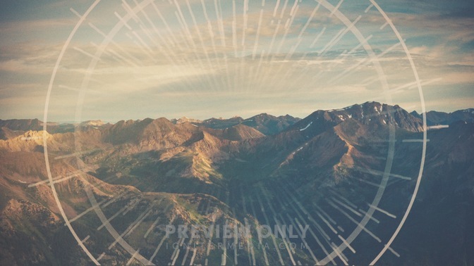 Mountain Rays - Landscape - Worship Backgrounds | Igniter Media