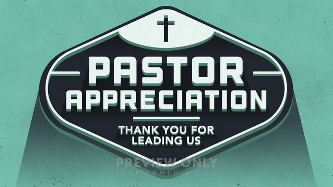 Pastor Appreciation - Title Graphics 
