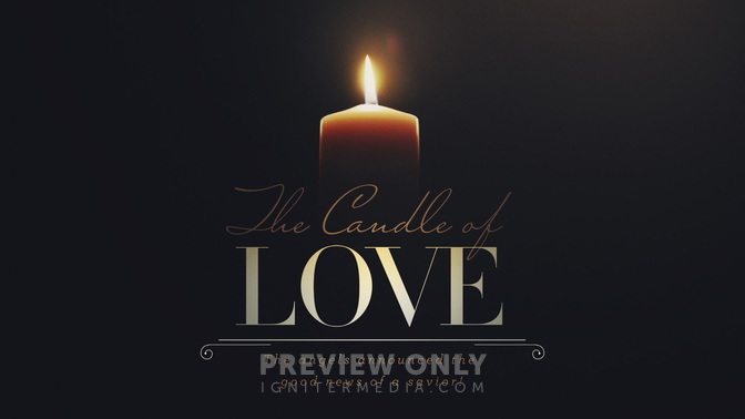 Advent Candles - The Candle of Love - Title Graphics | Igniter Media