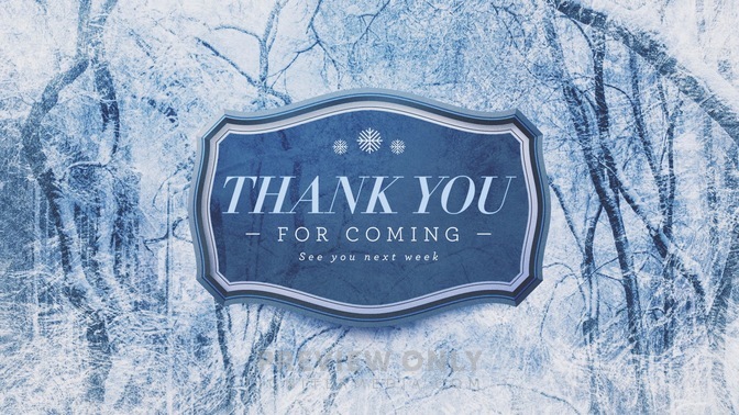 Frost - Thank You For Coming - Title Graphics | Igniter Media