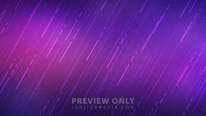 Neon Rain - Purple - Worship Backgrounds | Igniter Media