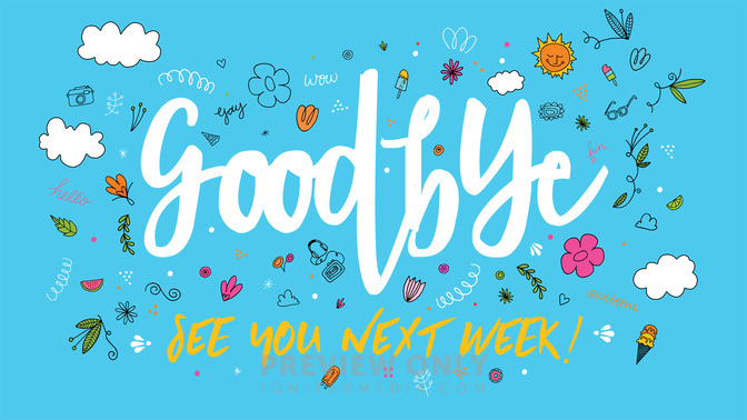 Kid's Easter - Goodbye - Title Graphics | Igniter Media