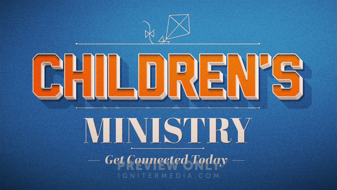 Ministry Set: Children's Ministry - Title Graphics | Igniter Media