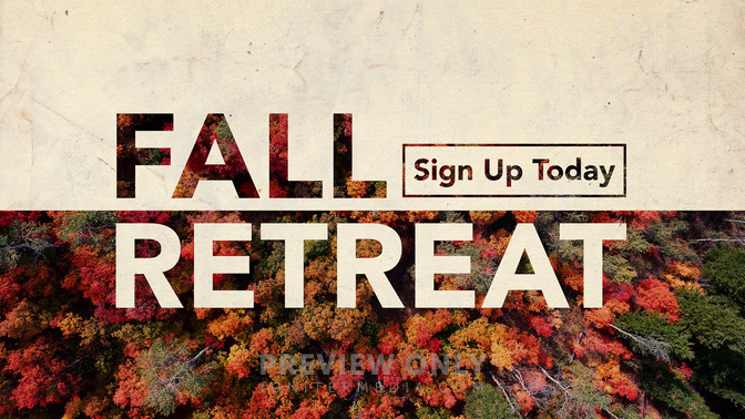 Fall Retreat - Title Graphics | Igniter Media