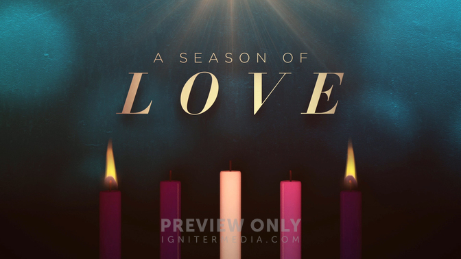 Advent Bokeh - A Season of Love - Title Graphics | Centerline New Media