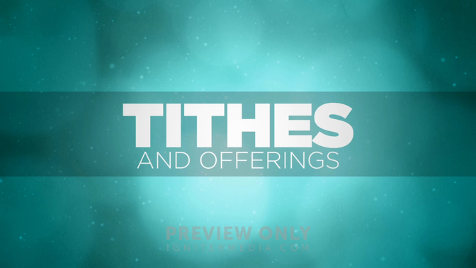 Spring Bokeh - Tithes and Offerings - Title Graphics | Centerline New Media