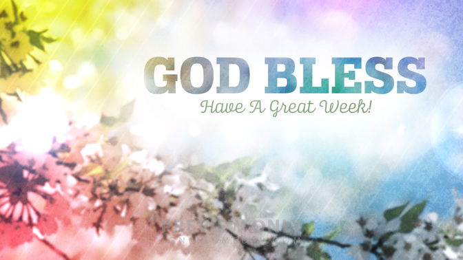 Mother's Day Blossoms - God Bless - Title Graphics | Centerline New Media