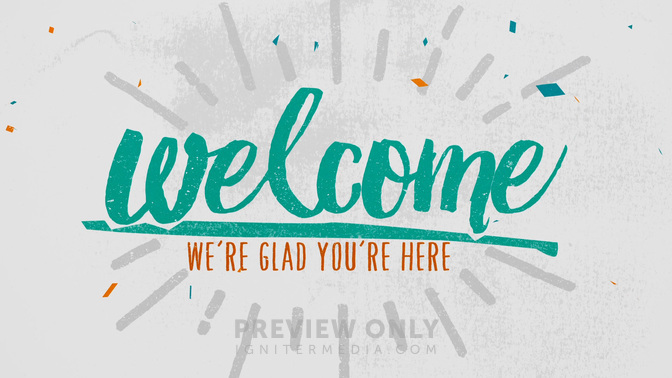 Colorful Confetti - Welcome - Title Graphics | Centerline New Media