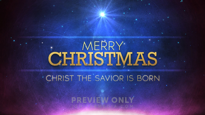 Bethlehem Star - Merry Christmas - Title Graphics | Centerline New Media