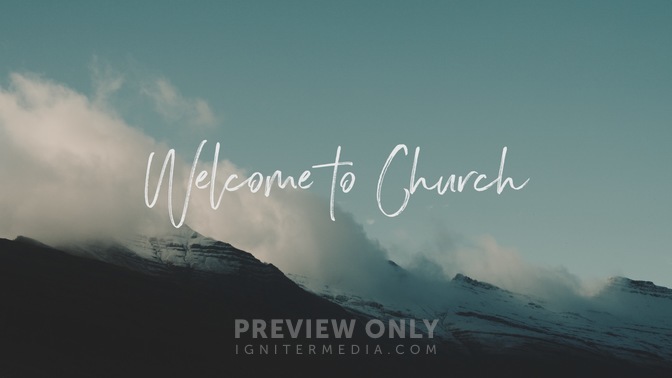 Fog - Welcome to Church - Title Graphics | Visual Media Church