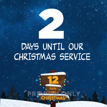 12 Days of Christmas - 2 Days - Social Media Graphics | Ministry Pass