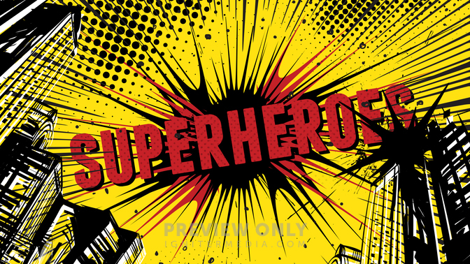 Superheroes - Title Graphics | Ministry Pass