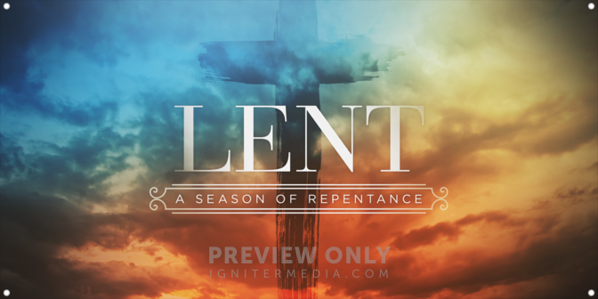 Lent - Print-Ready Horizontal Banners | Igniter Media