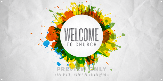 Splatter - Welcome To Church - Print-Ready Horizontal Banners | Igniter ...